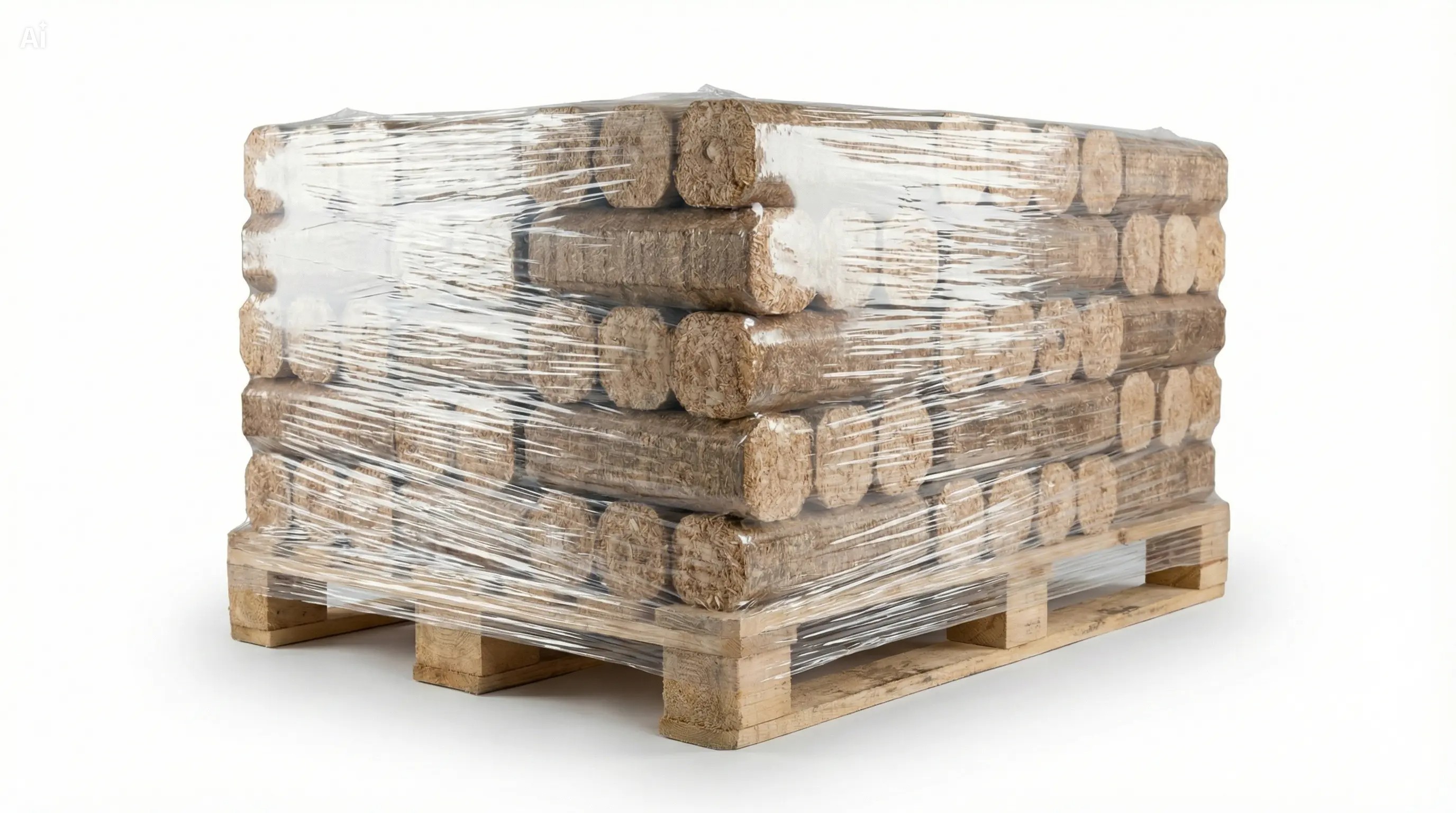 Stock industriel briquettes