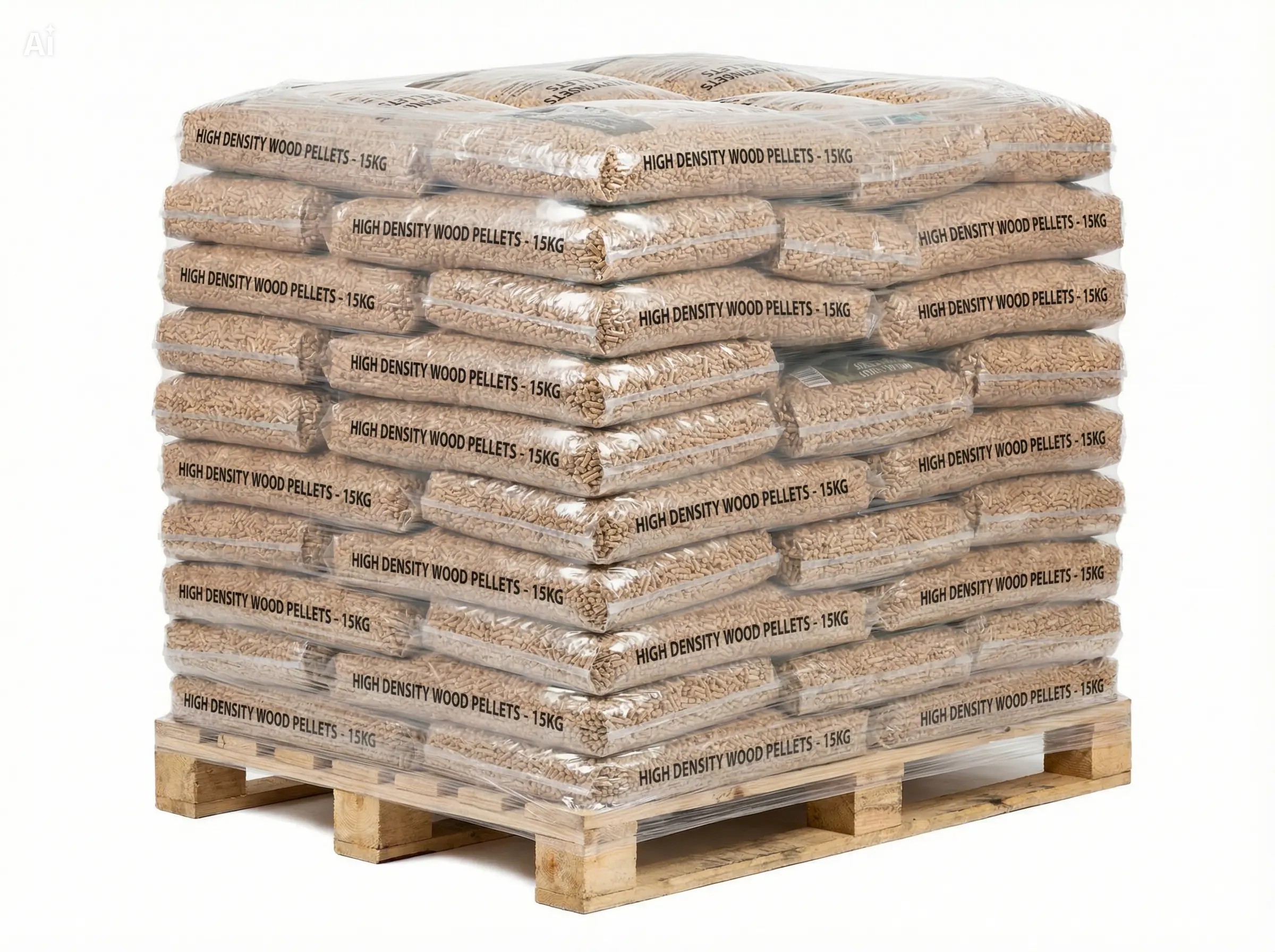 Granulés haute densité professionnel – Palette de 70 sacs de 15 kg (1 050 kg)